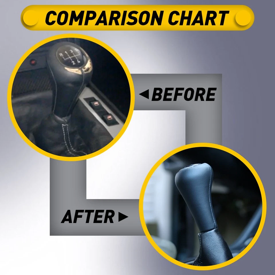 5 Speed Manual Gear Stick Shift Knob Shifter For BMW M5/M3/M6 E36 E46 E21 E30 - Imagem 4 de 4