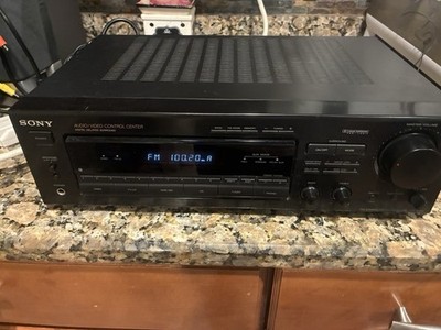 Vintage Sony Control Center Surround Stereo AmFm Receiver Dolby retro 90s VIDEO