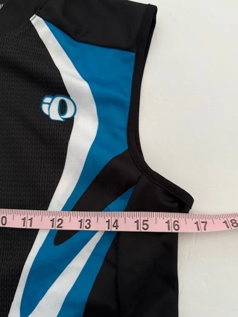 Pearl Izumi Women M Cycling Jersey Sleeveless Bike Shirt Top 3/4 zipper, pockets - Image 4 of 4