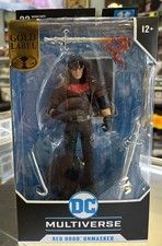 McFarlane Toys DC Multiverse RED HOOD Unmasked Gold Label Collection W  Card