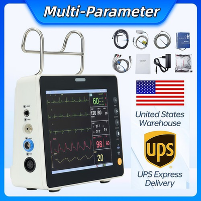 #ad USA Warehouse 8 inch Portable Multi parameter Patient Monitor Three level alarm $345.00