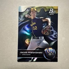 2023 Bowman Platinum Jacob Misiorowski #TOP-69 Milwaukee Brewers