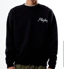 Playboy x Pacsun In Size Large Black Timeless Crew Neck Sweatshirt