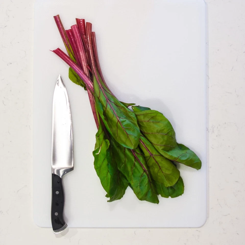 Tabla de cortar Dexas NSF Polysafe 14 por 17 pulgadas blanca Foto 2 de 4