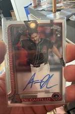 2025 Topps Chrome - Rookie Autographs Adrian Del Castillo #RA-AD (AU, RC)