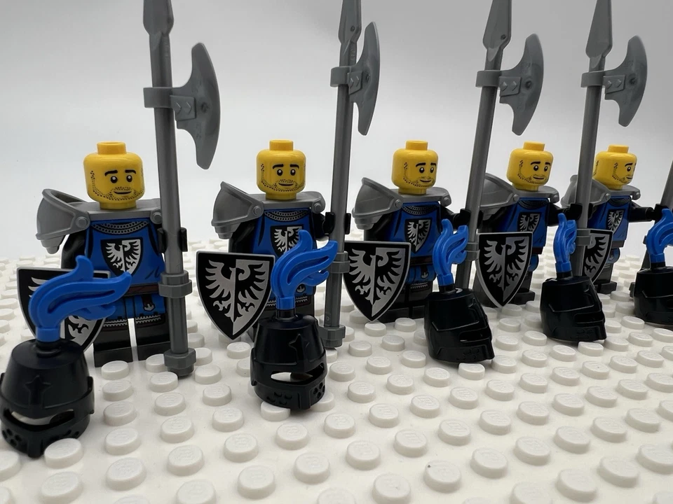 5 Pack LEGO Black Falcon Knights Minifigures – Army Builder Set – Free Shipping - Image 3 of 4