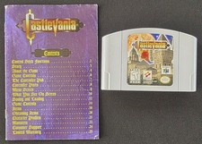 Castlevania w/ Manual (Nintendo 64, N64, 1999) Authentic & Tested Cartridge