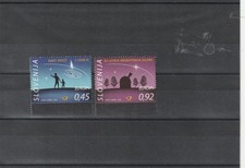 Słowenia Mi.-Nr 730-31 EUROPA Astronomia niestemplowane