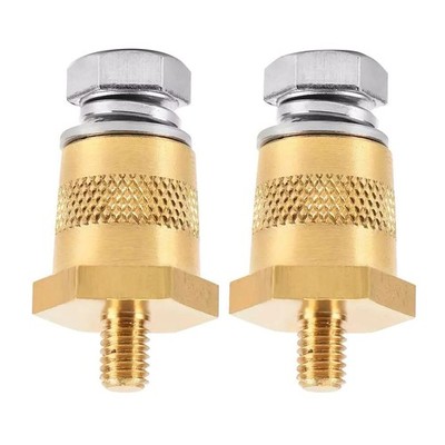 1Pair Battery Pole Adapter Terminal Connector Fittings M6 Thread Post Adapter
