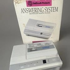 WORKING 1990 Bell South Answering Machine 1128N Vintage Retro Tape Tested