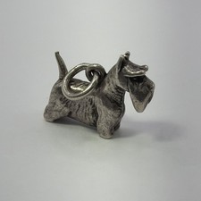 Retired James Avery Sterling Silver 3D Scotty Dog Scottish Terrier Charm 3.7g