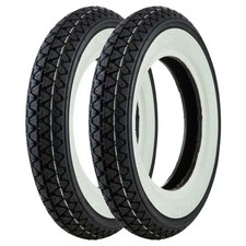 2 Pneumatico Gomma Kenda Fascia Bianca 300 10 Ruota Per Vespa 50 Special