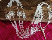 CRYSTAL WEDDING LASSO 12R MATTE FINISH/ WEDDING ROSARY