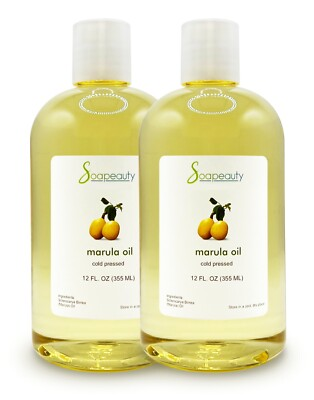#ad Marula Oil 100% Pure and Natural Cold Pressed 4 fl oz to 7 lb by Soapeauty $40.79