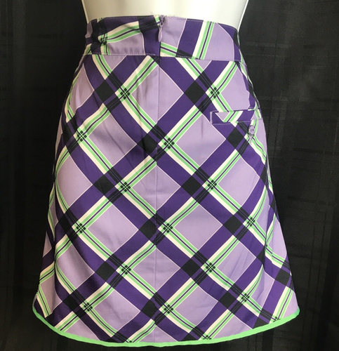 Falda de golf de tenis activo para mujer Lady Hagen adorme verde púrpura talla 4 - Imagen 4 de 13