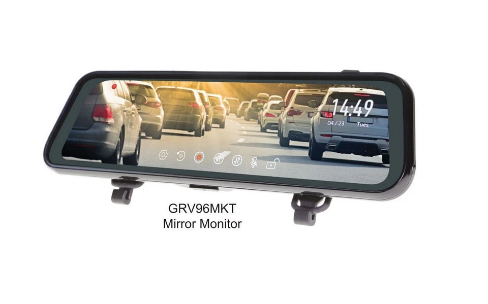  Gator GRV96MKT 9” Touch Screen HD Mirror 1080P Dual Reverse Camera Kit - Image 2 of 4