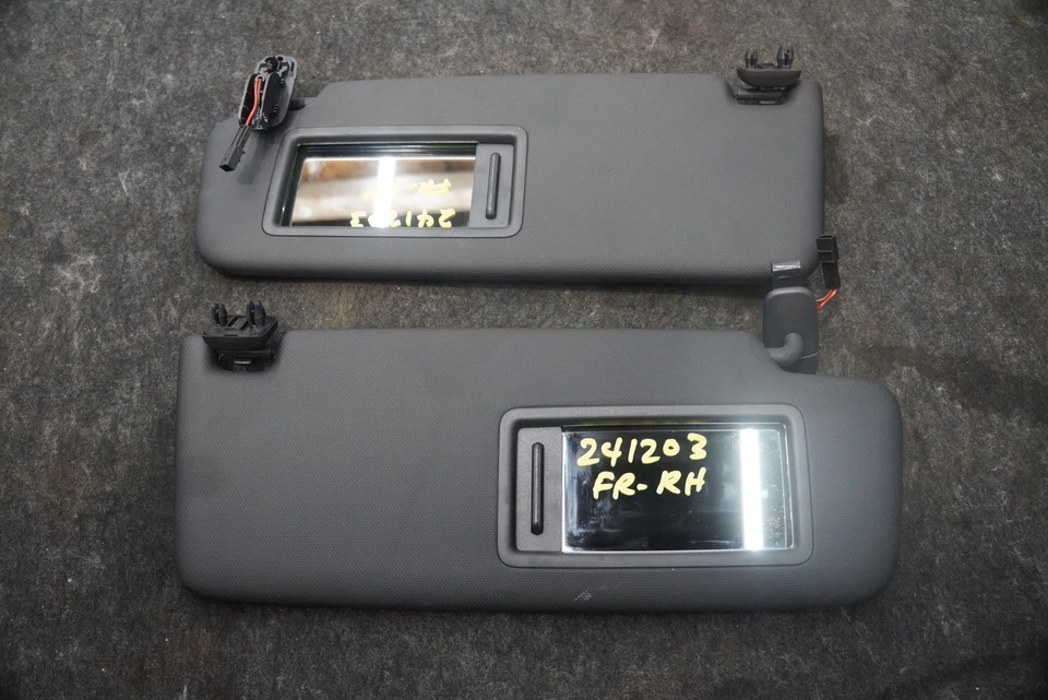 Set 2 Driver Passenger Sun Visor Shade Mirror 8W0857551AA Audi S3 A3 2015-22 - Image 2 of 4