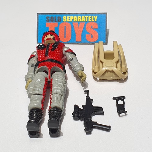 Vtg GI Joe CRAZYLEGS v1 figure original 1987 Assault Trooper COMPLETE w STOCK - Picture 6 of 15