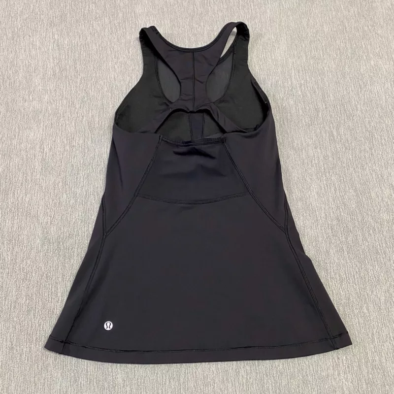 lululemon built in bra mesh racerback tank-top