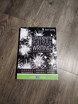 A Student's Guide to First-Year Writing 2007-2008 Paperback Book