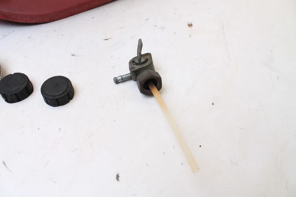 Honda XL185 XL185s XL100 XL125 1980 17520-427-770ZA tanque de combustible de gasolina limpio, abolladuras Foto 4 de 4