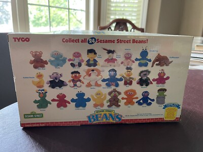 Sesame Street Beans Elmo, Oscar and Zoe New In Box 1997 Tyco HTF