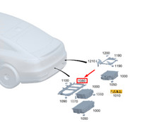 MERCEDES-BENZ EQS V297 AC Charger Holder A2973420300