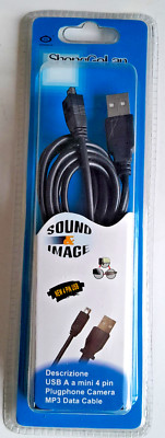 USB Plug Type A Plug Cable USB B Mini 4 Pin Audio Video