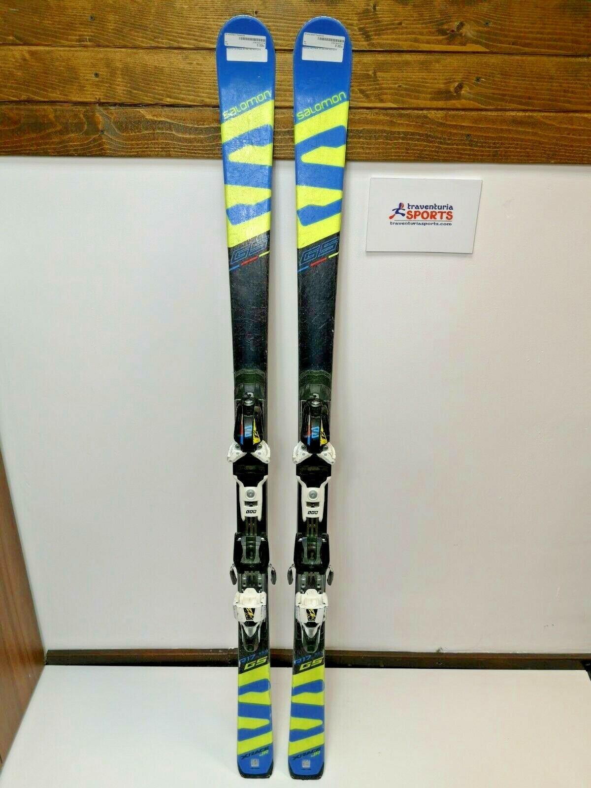 Salomon GS XRace JR 159 cm Ski + Salomon X12 Bindings Winter Snow Sport |