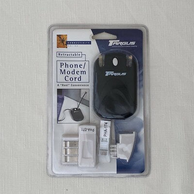Targus einziehbares Telefon - Modemkabel und Adapter