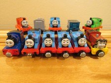 Lot of 58 Thomas the Train Trains and Pull Carts etc. Mattel Gullane