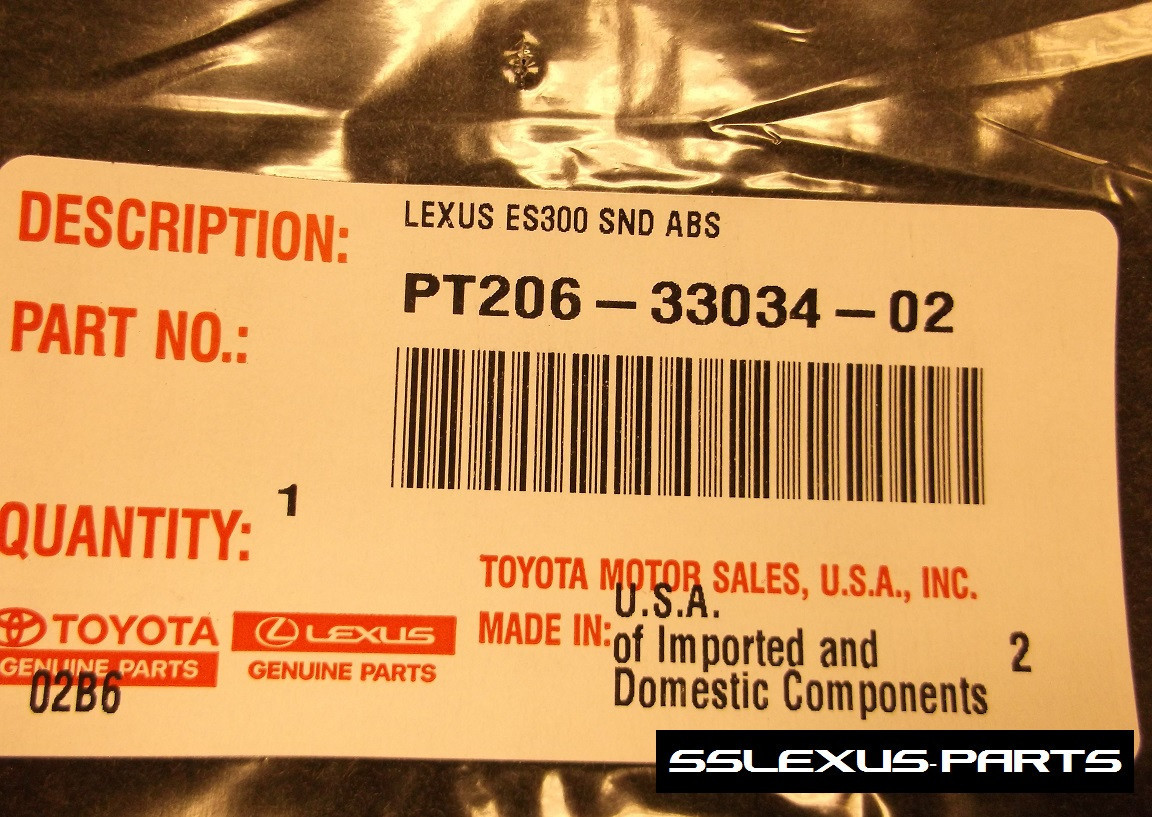 Lexus ES300 ES330 (20022006) OEM CARPET FLOOR MATS (Black) 4pc PT206