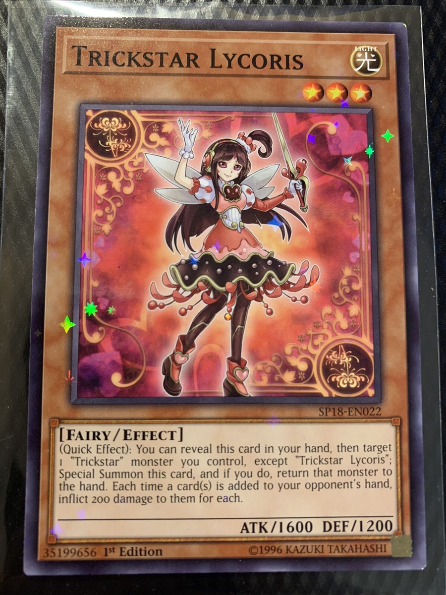 Yu-Gi-Oh! Trickstar Lycoris SP18-EN022 Starfoil 1st Ed Near Mint