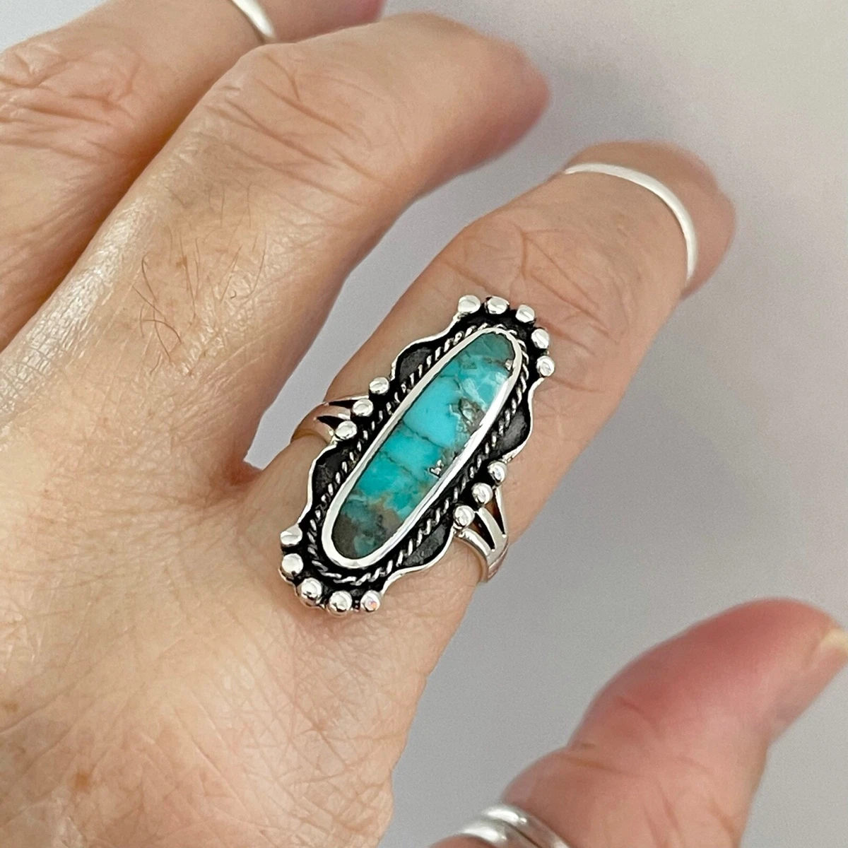 Authentic turquoise shop ring