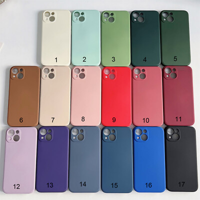 Für iPhone 14 Pro Max 13 12 11 XS XR 6 7 8 SE Stoßfest Silikon Hülle TPU Cover