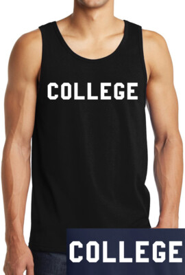 College Tank Top Muscle Fitness Shirt TV Show Cult Popular Animal House 90s Gym