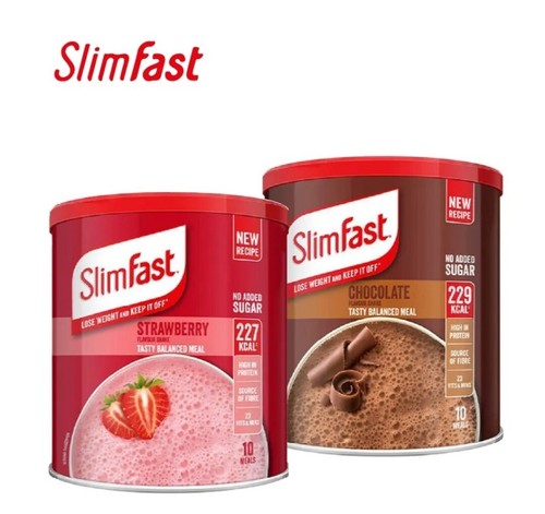 Slim Fast Shake Powder Meal Replacement, Weight Loss Protein Shakes -Chocolate