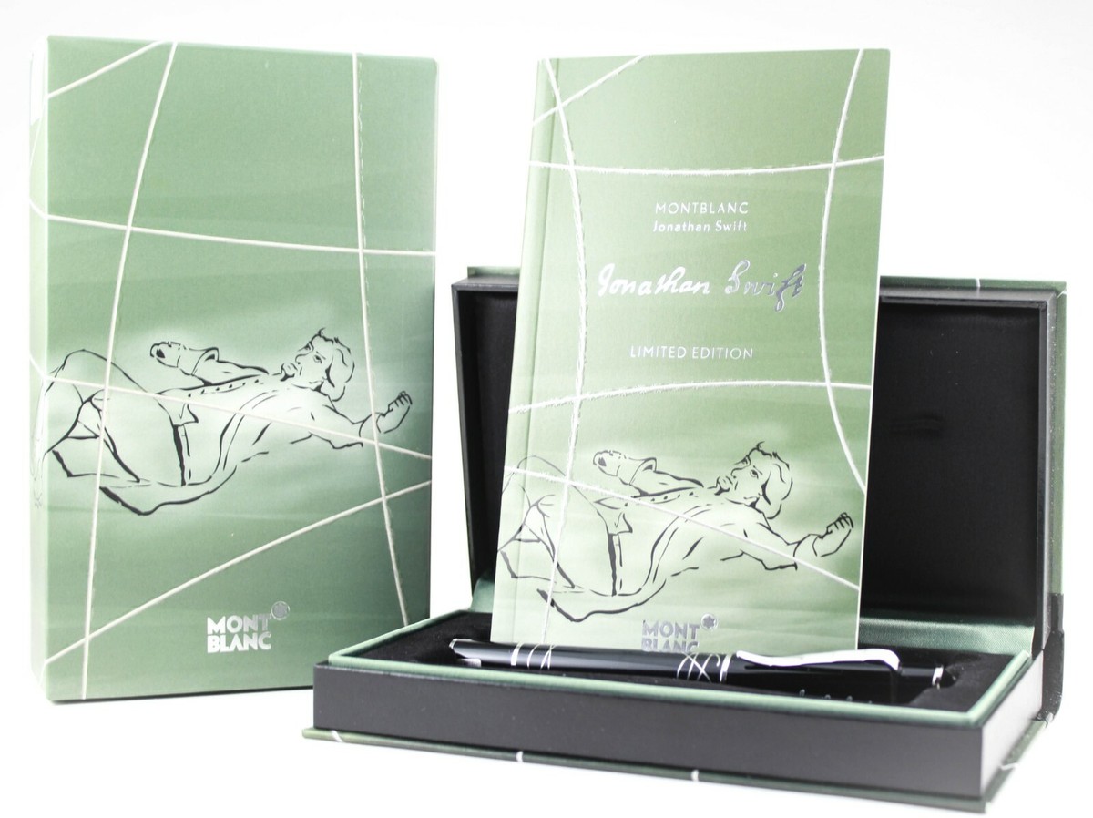 Montblanc Writers Edition Jonathan Swift LE Fountain Pen - F | eBay