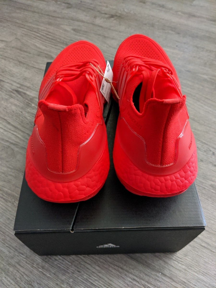 Youth Size 7 - Adidas UltraBOOST 21 Running Shoes Vivid Red G57466