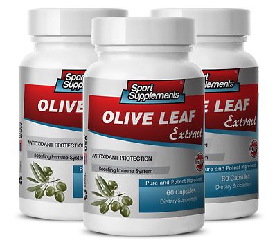  Antioxidant Supplement - Olive Leaf Extract 500mg - Natural Oleuropein  3B