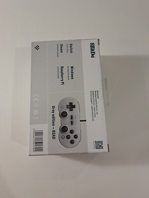 8BitDo - SN30 Pro USB Gamepad - Gray Untested 