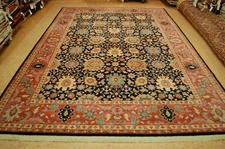 GREAT AUTHENTIC AMERICAN KARASTAN KURDISH PATTERN #559 RUG 8'2" X 11'7" PERFECT 