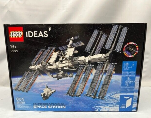 Lego Ideas: International Space Station (21321)- NEW IN BOX/ SEALED- BOX DAMAGE