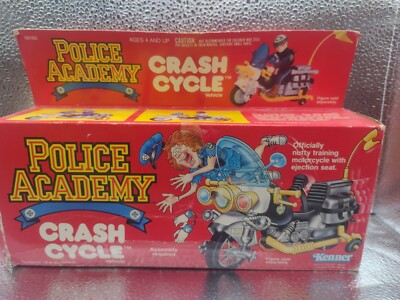 Police Academy Crash Cycle Vehicle, New in Box, Kenner 1989