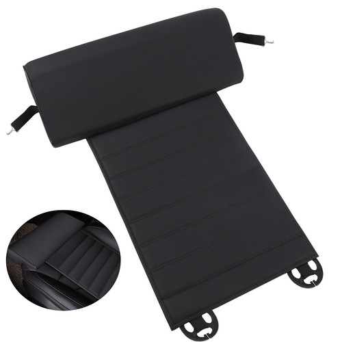 Car Leg Extender Support For Driving - Adjustable Thigh Cushion For Front Seat, Office, Airplane (Black)