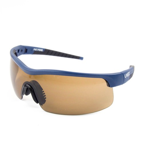 UVEX SX0151X VersaPro Safety Glasses Anti-Fog Blue Frame Espresso Lens