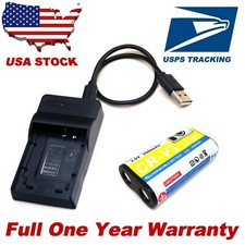 Battery / USB Charger For Pentax Digibino DB100 DB200 K100D K110D K100D Super