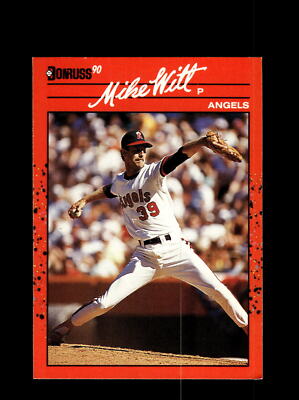 California Angels Mike Witt #580c Donruss Baseball Near Mint or Better top