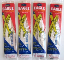 (4) EAGLE F-15 Balsa wood Air Plane glider GUILLOWS Jet model kit #26 toy New