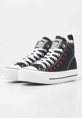 BRITISH KNIGHTS KAYA HI TOP BASEBALL SNEAKER TURNSCHUHE STIEFELETTEN GRÖßE UK 5 38